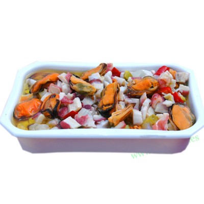 SALPICON PULPO Y MEJILLONES 1 KG C/4UND