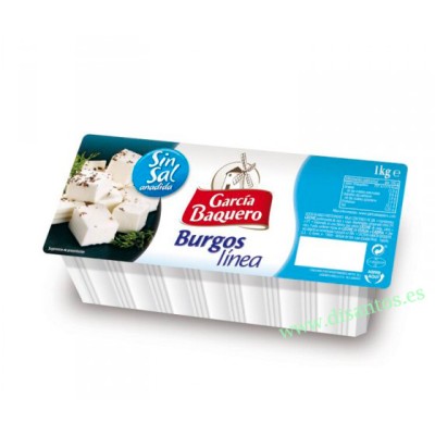 Queso fresco Burgoslinea barra 1 Kg 3p cja