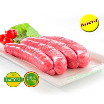 Longaniza fresca blanca ave sin gluten B. 500 gr