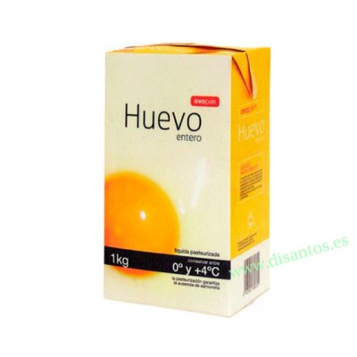 HUEVO LIQUIDO BRICK 1 L DISANTOS